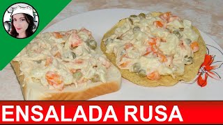 ENSALADA RUSA 🥙  CON POLLO 🍗 [upl. by Enyleve705]