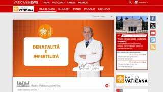 Radio Vaticana  Denatalità e infertilità [upl. by Harrison]