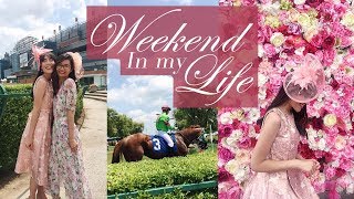 A Weekend in my life  Queens Plate Horse Race Shopping  Carolina Pinglo [upl. by Santiago584]