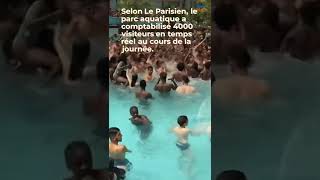 Paris  l’Aquaboulevard pris d’assaut par des milliers de visiteurs ce samedi [upl. by Raffin897]