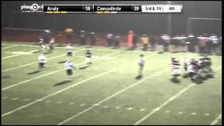 Campolindo Scores a Quick TD on a Pass from 7 Andrew Zolintakis to 17 Hunter Rosenbaum [upl. by Urbana507]