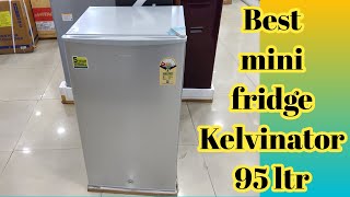 best mini fridge in india  kelvinator KRCA110SGP 95 LTR [upl. by Etiuqram]