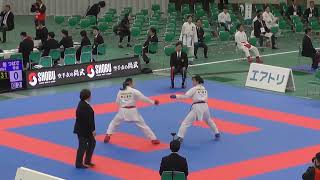 第５１回全日本空手道選手権大会 女子組手 3回戦 澤江 優月 VS 釜 つばさ [upl. by Illehs]