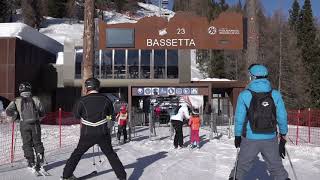 Skiarea Campiglio Panorami piste Folgarida Marilleva 2020 [upl. by Omrellug894]