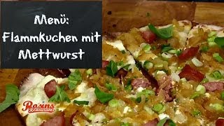 Rosins Restaurants  Rosins Rezept Flammkuchen mit Mettwurst  kabel eins [upl. by Scales]