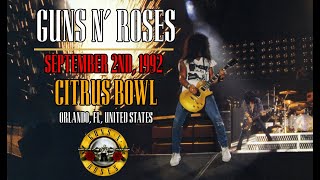 Guns N Roses  September 2nd 1992  Citrus Bowl Orlando FL United States [upl. by Ahsito]