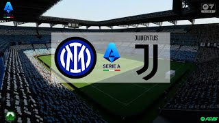 INTER DE MILAN vs JUVENTUS  SERIE A  EA FC25  PSD1EZ [upl. by Ashling]