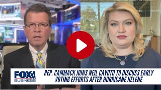 Rep Cammack Joins Neil Cavuto To Discuss Early Voting Efforts After Hurricane Helene [upl. by Concoff]