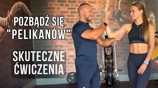 Jak pozbyć się PELIKANÓW WYSZCZUPLIĆ I UJĘDRNIĆ RAMIONA  najlepsze ćwiczenia [upl. by Aidin]