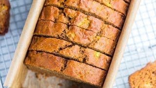 Easy Healthy Banana Bread Recipe [upl. by Oberstone]