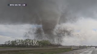 Large outbreak of severe storms tornadoes rip through Midwest [upl. by Llirrem672]