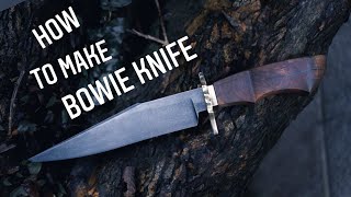 Knife Making  Bowie Knife [upl. by Enahsal171]