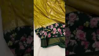 Beautiful floral dola silk saree 999 ship contact9059869684 more updates subscribe [upl. by Arelus]