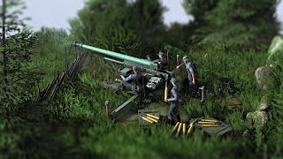 Soldiers holding back the enemy advance  Tilt Shift [upl. by Airdnas]