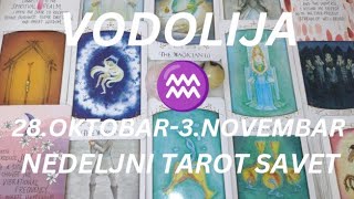 VODOLIJA ♒ Nedelja velikog quotspremanjaquot i isceljenja ❤️🍀✨ NEDELJNI TAROT SAVET 28OKTOBAR3NOVEMBAR [upl. by Nothgiel]