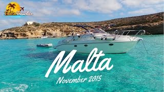 Trip to Malta in November travel video guide Best Places filmed  HD [upl. by Enyrb479]