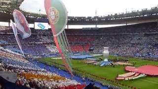 euro 2016 final match france vs portugal opening ceremony stade de france saintdenis [upl. by Mccready858]