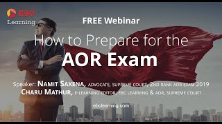 How to prepare for the AOR Exam  EBCLearningcom [upl. by Beera120]