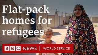 The Ikeastyle flatpack homes for refugees  People Fixing the World  BBC World Service [upl. by Drolyag]