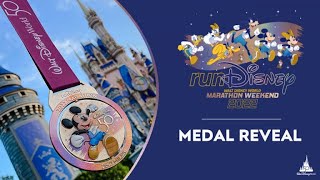 Medals  The 25th Anniversary Walt Disney World Marathon Medal  runDisney  Walt Disney World [upl. by Volnak694]