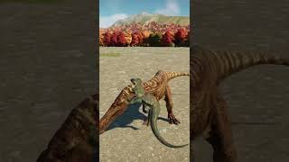 SMALL DINO IS SLAMMED EXTREMELY HARD ON THE FLOOR  Jurassic World Evolution 2 Shorts [upl. by Aeneg]