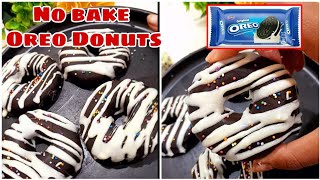 No bake oreo donuts 😱 Dekhe hai kahi  ⁉️ [upl. by Bertolde255]