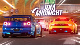 Gran Turismo 7 but its JDM cars at Midnight [upl. by Ynaoj]