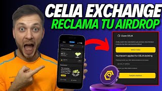 🔥 RECLAMA EL AIRDROP de CELIA Exchange HOY ⏰ 2582 Tokens CELIA Gratis  ¡Tiempo Limitado 💰 [upl. by Archangel897]