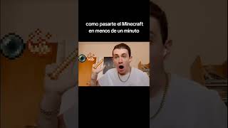 El mejor speedrun de Minecraft 😅 minecraft minecraftshorts [upl. by Aivila531]