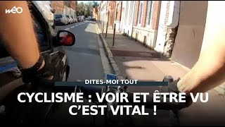 Cyclistes  voir et être vu cest vital [upl. by Bevus]