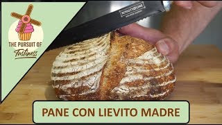 PANE A LIEVITAZIONE NATURALE fatto in casa con lievito madre liquido licoli  Ricetta completa [upl. by Yellat822]