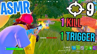 ASMR Gaming 😴 Fortnite 1 Kill  1 Trigger Relaxing Mouth Sounds 🎮🎧 Controller Sounds  Whispering 💤 [upl. by Gnoz989]