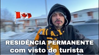 como obter residência permanente com visto de turista no Canadá 🇨🇦  Viver no Canadá [upl. by Epstein674]