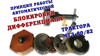 Механизм блокировки дифференциала МТЗ 8082 Как работает [upl. by Gayl]