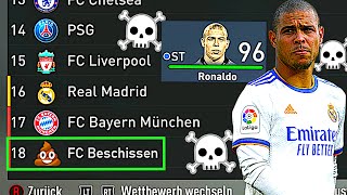 FIFA 22  SCHLECHSTESTER VEREIN GEGEN BESTE TEAMS MIT ICONS  💀😱 Impossible Sprint To Glory 1 [upl. by Znieh605]