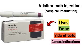 Abrilada 40mg  adalimumab 40mg injection [upl. by Naquin729]