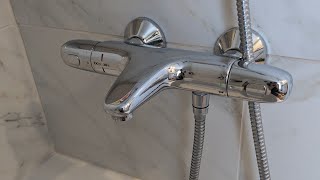 Grohe Grohtherm 1000 thermostatic shower valve review [upl. by Iris973]