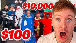 SIDEMEN 10000 vs 100 CHRISTMAS DAY Reaction [upl. by Peltz]