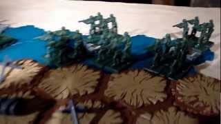 MemoirScape Memoir44 scenario built with Heroscape terrain M44 3d [upl. by Catherin]