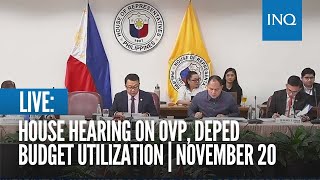 LIVE House hearing on OVP DepEd budget utilization  PART 2 [upl. by Ced440]