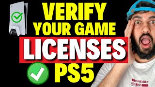 How to Verify your Game Licenses on PS5 [upl. by Oliric]