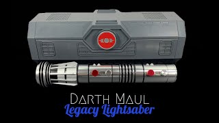 Darth Maul Legacy Lightsaber  Galaxys Edge  Unboxing and first impressions 2022  Not Reforged [upl. by Vins]