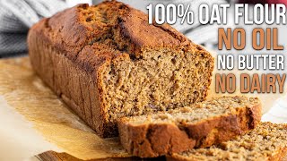 Healthy Banana Bread OAT FLOUR [upl. by Galina]