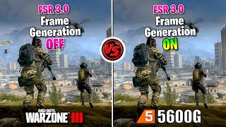 ✅ Ryzen 5 5600G ✅ COD Warzone 3 ✅ FSR 3  Frame Generation 🔴 Sin TARJETA GRÁFICA 🔴 [upl. by Notselrahc201]