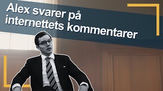 Alex svarer på internettets kommentarer │ Alex Vanopslagh [upl. by Enomed215]