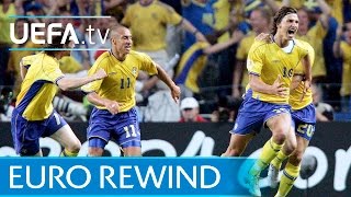 EURO 2004 highlights Sweden 11 Italy [upl. by Schumer]