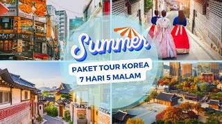 REKOMENDASI PAKET TOUR KE KOREA quotNEW KOREAquot 7 HARI 5 MALAM BY TOURKOREACOID [upl. by Suchta]