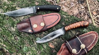 Hand forged bushcraft knife [upl. by Alecia76]