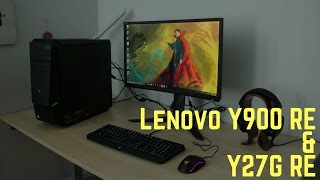 Lenovo Razer Edition 900 Gaming desktop amp Y27g VSync Gaming Monitor Review [upl. by Krenn]