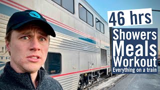 2 Nights in Amtrak Superliner Roomette  The Empire Builder Experience [upl. by Nodrog]